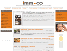 Tablet Screenshot of imm-co.ch